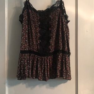 Cute floral tank top